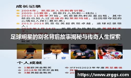 足球明星的别名背后故事揭秘与传奇人生探索